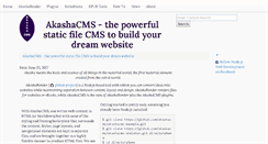 Desktop Screenshot of akashacms.com